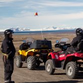 Safari med fyrhjuling i Longyearbyen