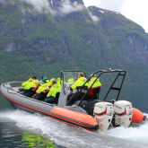 RIB-båtsafari på Geirangerfjorden
